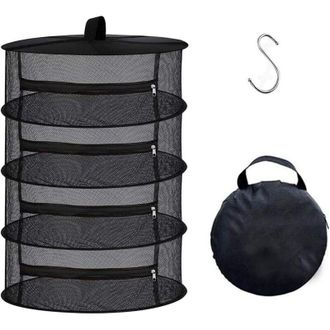 OEM Red De Secado, Soporte Para Red De Secado, Red De Secado Para Hierbas, Capas De Malla Con Cremalleras, Para Verduras, Plantas, Ropa -crezuo
