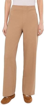 Nic+Zoe 31 Lenox Wide Leg Stretch Twill Pants Womens Clothing Jute : SM 30.5, Cotton/Polyester/Twill