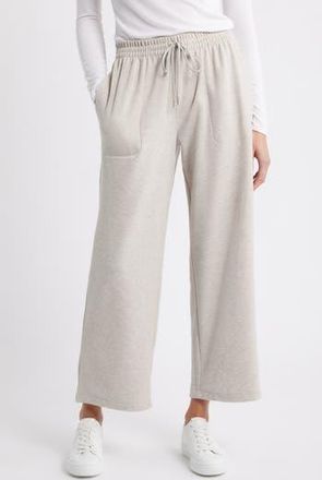 Caslon Ankle Wide Leg Sweatpants in Beige Taupe at Nordstrom Rack, Size Xx-Large