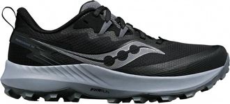 Saucony Womens Peregrine 14 Running Shoes In Black Carbon