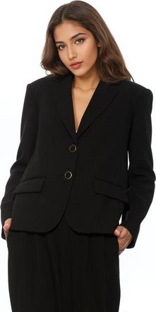Alexia Admor Noa Boyfriend Blazer in Black at Nordstrom, Size 12