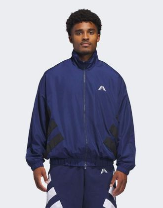 adidas Anthony Edward Foundation - Giacca sportiva blu scuro