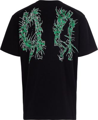 44 Label Group Mens T-Shirt Centipede Black-Xenon Green Black-Centipede Xenon Cotton T-Shirts Black/centipede And Polos