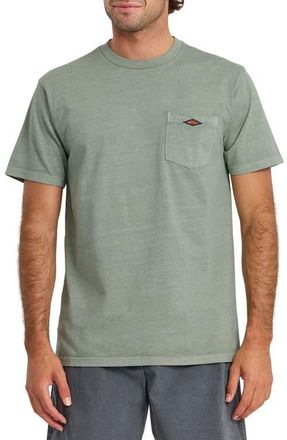 Quiksilver Saltwater Cotton Pocket T-Shirt in Lily Pad at Nordstrom, Size Xx-Large