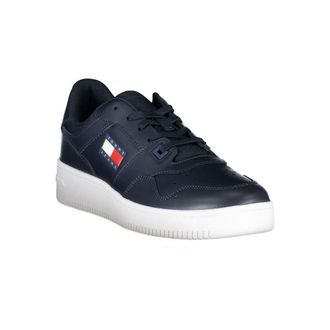 Tommy Hilfiger Leather and Polyurethane Sneaker - Navy