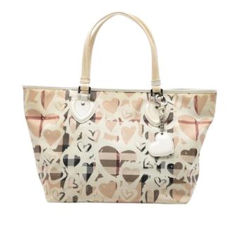 Burberry Pre-owned Tote Bags, female, Beige, Size: ONE SIZE Pre-owned Fabric Tote