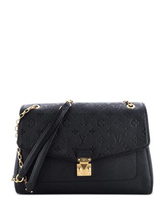 Louis Vuitton Saint Germain Handbag Monogram Empreinte Leather MM shoulder bag - Black