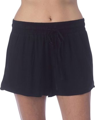Green Dragon Drawstring Beach Short In Black