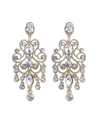 Liv Oliver 18K Plated Cz Earrings