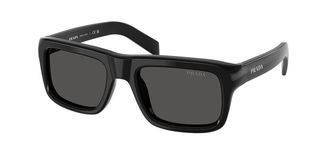 Prada PR D11SF Asian Fit 16K08Z Mens Sunglasses Black Size 56