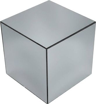 Sweeek Cubic mirror coffee table, side table, bedside table, 40 cm cubic mirror Transparent 40x40x41 cm - Mirage