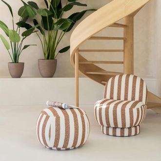 Jolipa Sill&oacute;n lounge de tela a rayas