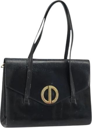 Dior Pre-owned Vintage Handtas - Dames - Vintage Handtas - Zwart - ONE Size - Leer - Vintage