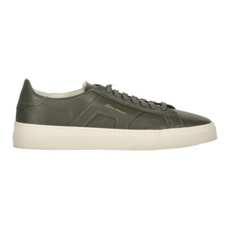Santoni Sneakers, male, Green, Size: 9 1/2 US Low-top Sneakers