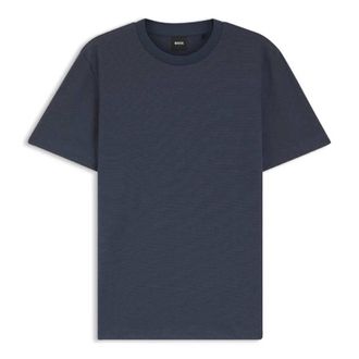 HUGO BOSS Bubble-Structure T-Shirt In Cotton, Size X-Large