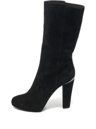 Le Silla black mid-calf boots
