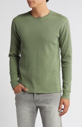 Vince Thermal Long Sleeve T-Shirt in Artichoke at Nordstrom, Size Medium