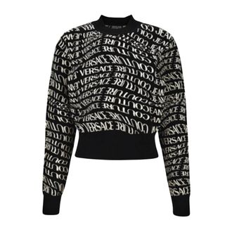 Versace Mujer, Sudaderas, Negro, Talla: 2XS