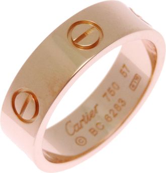 Cartier Pink Gold (18K) Band Ring (Pre-Owned)