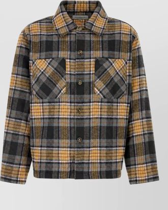 Carhartt Work in Progress checked wool-blend shirt jacket