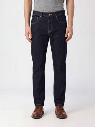Pantaloni Torino Jeans skinny fit in denim di cotone stretch con seta a vita media