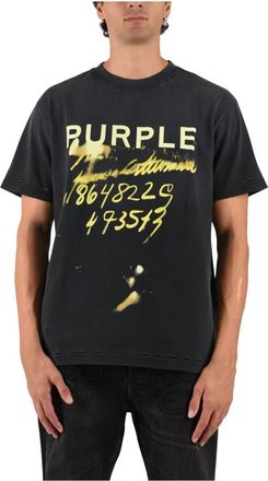 Purple Camiseta B&aacute;sica - Tops - Hombre - Negro - S