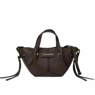 Karl Lagerfeld K/Pierced Mini Tote - Dames - Tassen - Bruin - Maat: ONE Size