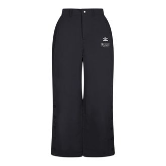 Umbro Training Trousers, male, Black, Size: XL Antique Nylon Pants
