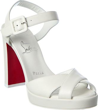 Christian Louboutin Cora 100 Leather Sandal