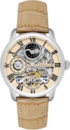 Earnshaw Longitude Beige Dial Mens Watch ES-8006-0D