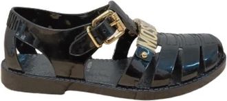 Moschino Zwarte Sandalen voor Dames - Dames - Sandalen - Zwart - 41 EU - Schoenen