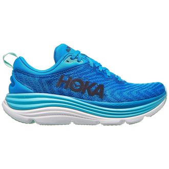 Hoka One One Hoka Gaviota 5 Textile Synthetic Mens Running Trainers - Hoka Blue Cielo Blue - Size:UK 11.5