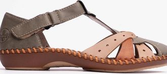 Rieker Womens Rieker M1655-54 Womens Sandals Green - Size: 3.5