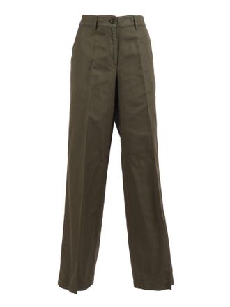 Aspesi High Waisted Straight-Leg Pants