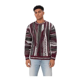 Carlo Colucci Jersey de cuello redondo - Knitwear - Hombre - Multicolor - 2XL