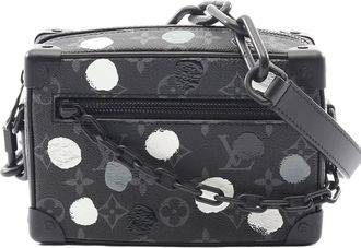 Louis Vuitton x Yayoi Kusama Borsa a tracolla Eclipse Soft Trunk con monogramma 2021-2025 - Nero
