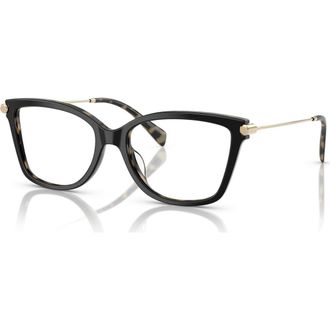 Michael Kors 52mm Square optical glasses in Black Tortoise at Nordstrom