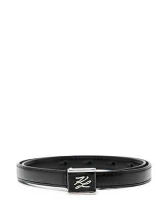 Karl Lagerfeld Kautograpgh belt - Black