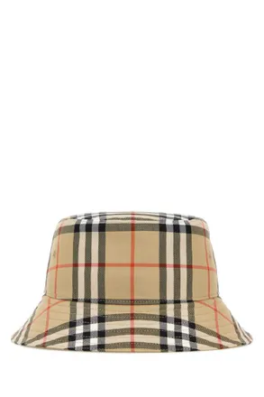 Burberry Beige Check Bucket Hat