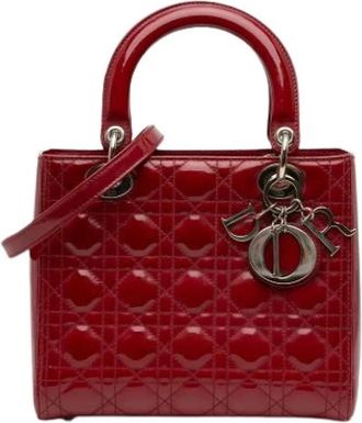 Dior Pre-owned Handbags, female, Red, Size: ONE SIZE Pre-owned Vintage Handbag
