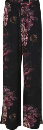 Gustav Balia Wide Leg Broek - Dames - Broeken - Zwart - Maat: S