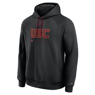 Nike USC Courtside Basketball Practice Nike Mens Dri-FIT Pullover Hoodie in Black | 04EJ090NSCJ-REJ