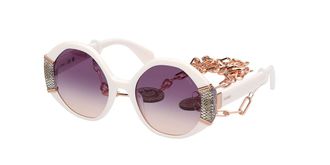 Guess GU7874 25B Womens Sunglasses White Size 54