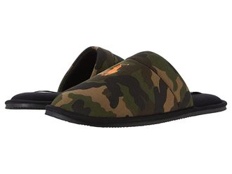 Polo Ralph Lauren Klarence Scuff Slipper Mens Shoes Camo : 8 M, Synthetic