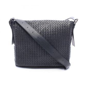 Bottega Veneta Navy Leather Handbag Shoulder Bag (Pre-Owned)