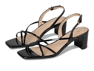 Bandolino Keltie Womens Wedge Shoes Black Patent : 6.5 M, Synthetic