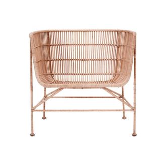 House Doctor Butaca de fibras naturales marr&oacute;n