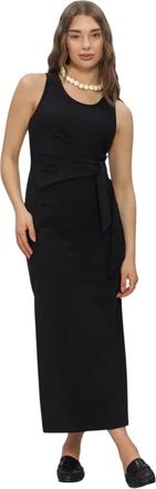 Summum Dames, Jurken, Zwart, Maat: XS Katoen