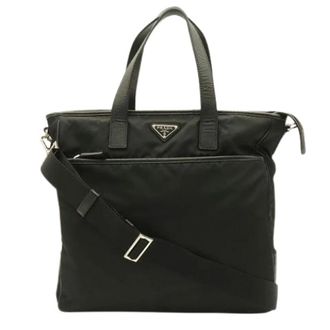 Prada Bolso Tote Pre-owned de Nailon - Pre-owned - Mujer - Negro - ONE SIZE