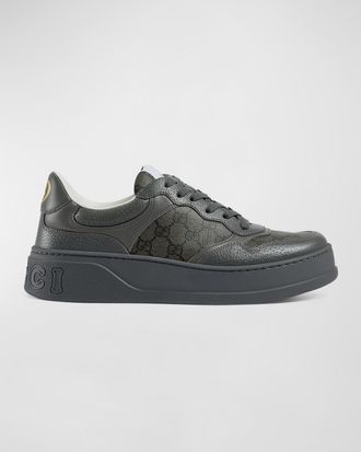 Gucci Men & apos;s Chunky B GG Supreme Low-Top Sneakers